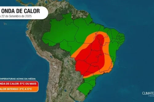Onda de calor potente vai assolar o Brasil: Temperaturas de até 40°C em diversas regiões; Saiba onde