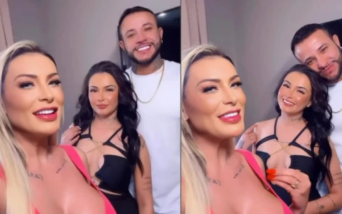 Andressa Urach grava conteúdo adulto com a irmã e causa polêmica nas redes