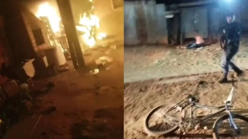 Moradores se revoltam e tentam agredir idoso que abusou criança de 9 anos e incendeiam residência