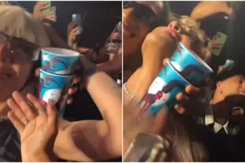 VÍDEO: Cantor leva puxão de cabelo de fã e reage com tapão