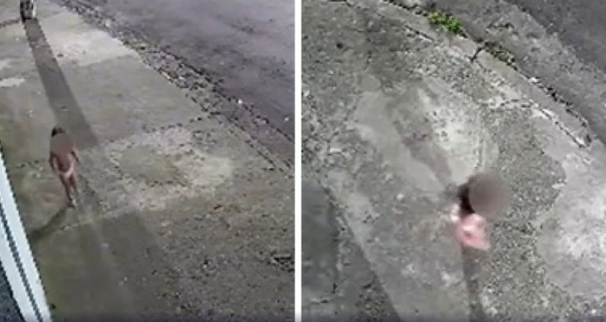 VÍDEO: Garotinha de 3 anos vaga pelas ruas chorando procurando pela mãe que foi para baile funk e a abandonou sozinha