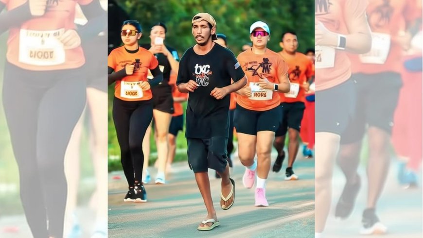 “Corri para tirar a ressaca”: Homem vira sensação após correr 8 km bêbado e ganhar medalha; Veja o vídeo viral