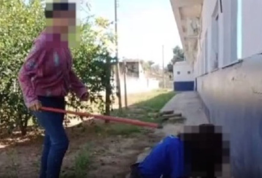 VÍDEO: Estudante é agredida por outras 4 adolescentes em escola após se recusar dividir geladinho