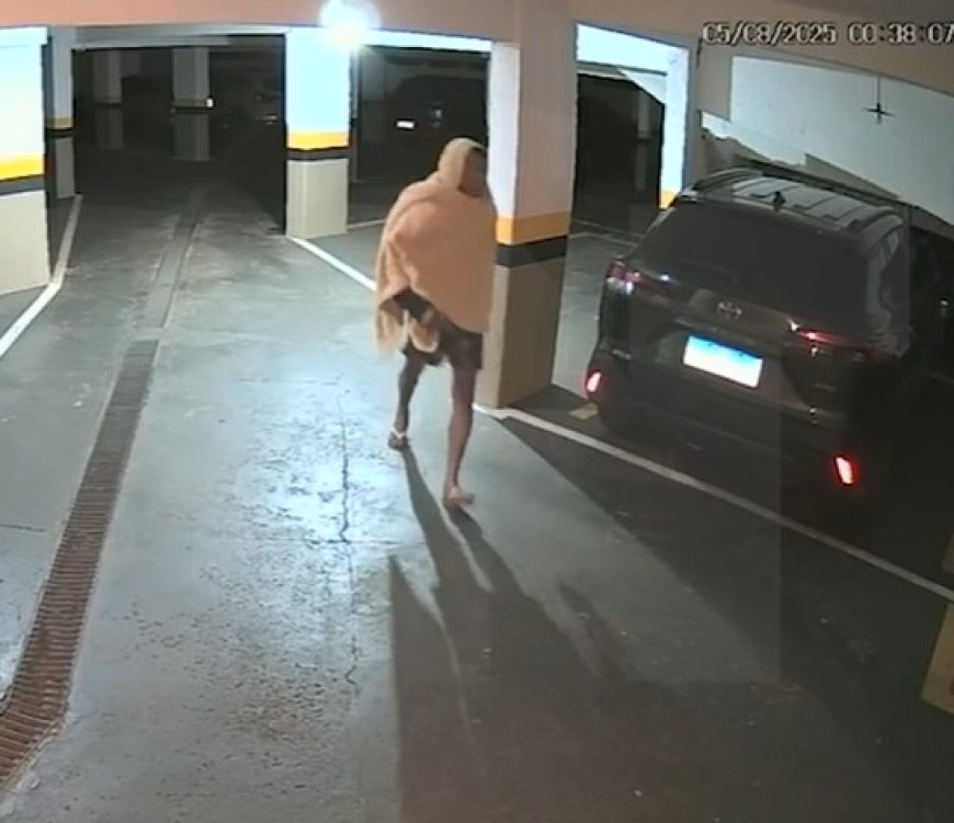 VÍDEO: Homem disfarçado de “fantasma” invade condomínio e foge de bike;  Assista o episódio