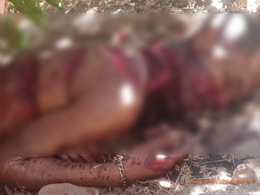 VÍDEO: Corpo de jovem de 22 anos é encontrado com marcas de arma branca; Imagens fortes mostram a brutalidade do crime