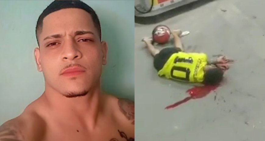 VÍDEO: Homem é assassinado a tiros em posto de combustíveis; Imagens Fortes