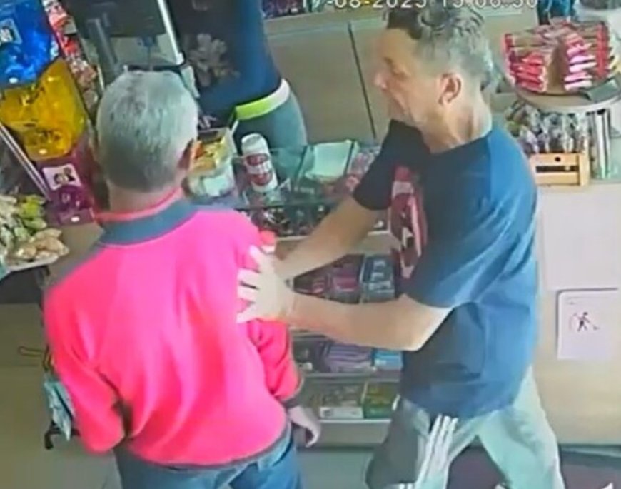 VÍDEO: Câmeras flagram homem sendo esfaqueado em padaria após esbarrão; suspeito é preso