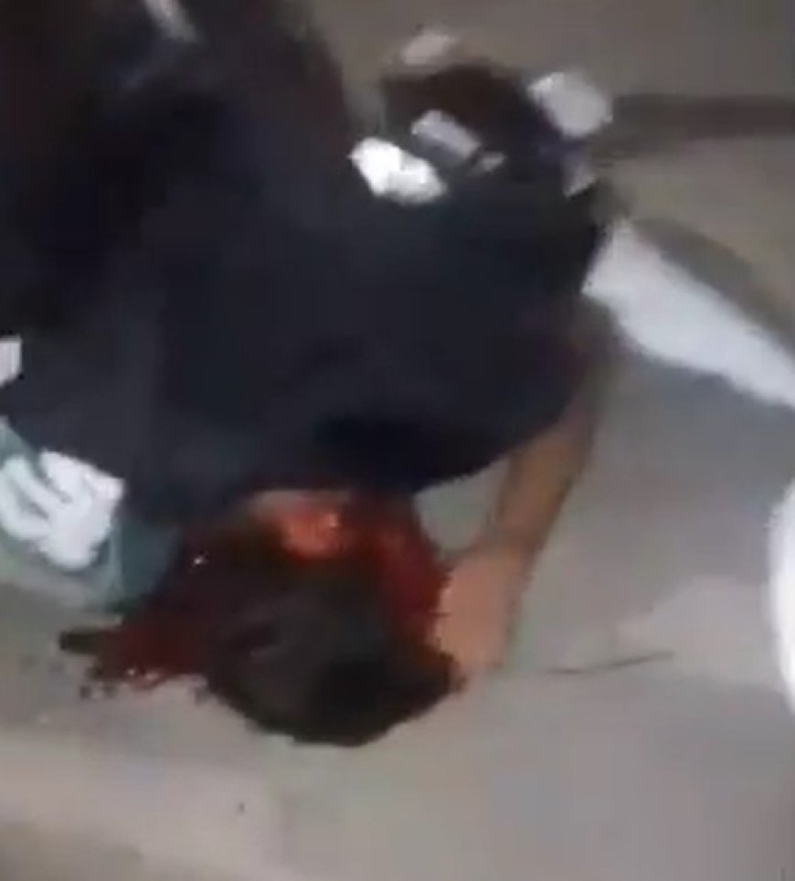 VÍDEO: Ladrão se dá mal ao tentar roubar e ser pego pela população; Imagens fortes