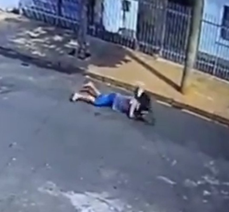 VÍDEO: Idoso é gravemente ferido por ataque de pitbull enquanto caminhava com bisneta; Veja o momento do ataque