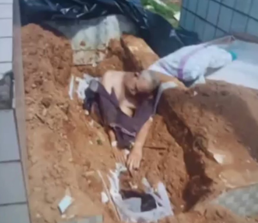 VÍDEO: Corpo de comerciante é encontrado fora de túmulo e choca moradores