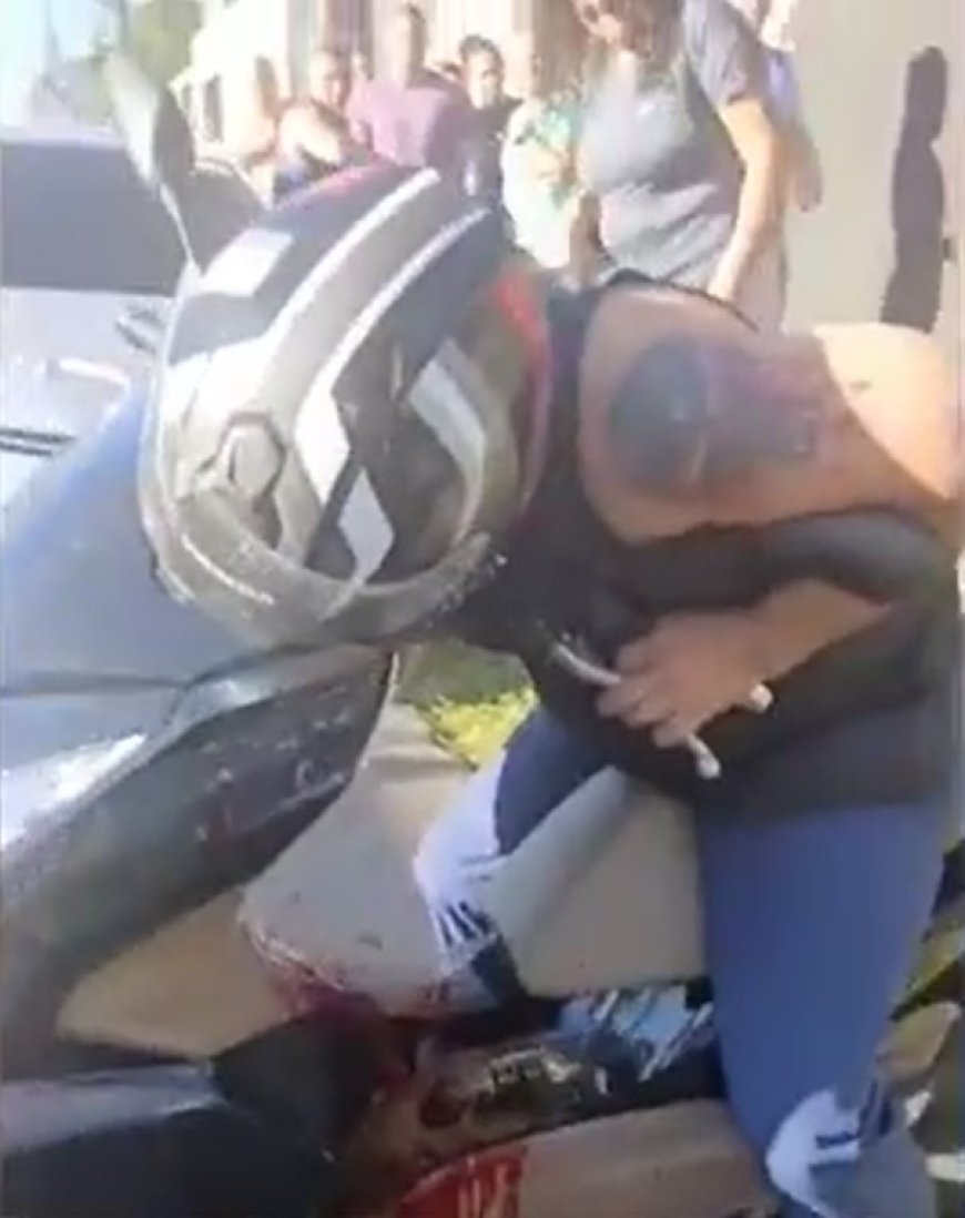 VÍDEO: Agiota é morto a tiros em plena luz do dia e corpo fica sobre motocicleta; Confira