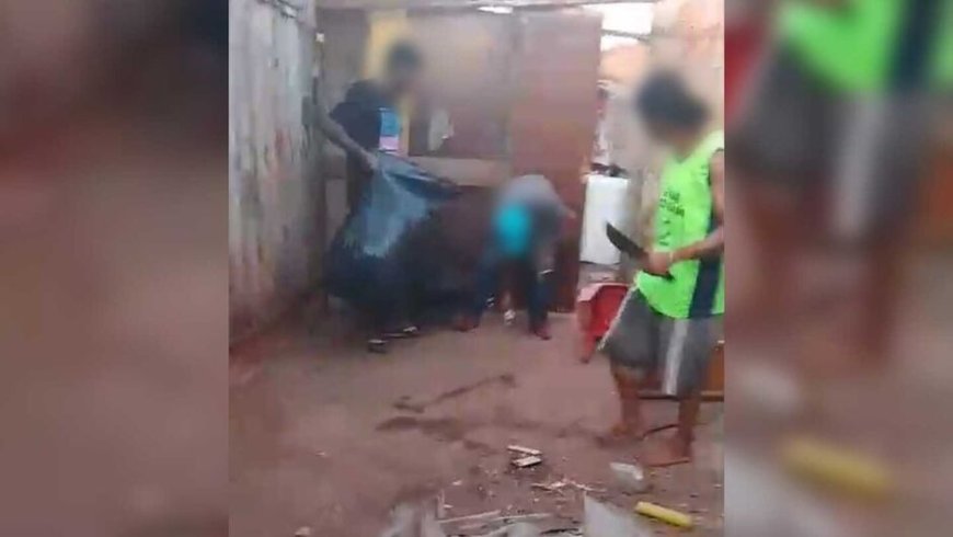 VÍDEO: Tio ameaça sobrinhos com facão para fazerem limpeza do quintal e acaba sendo morto com a própria arma