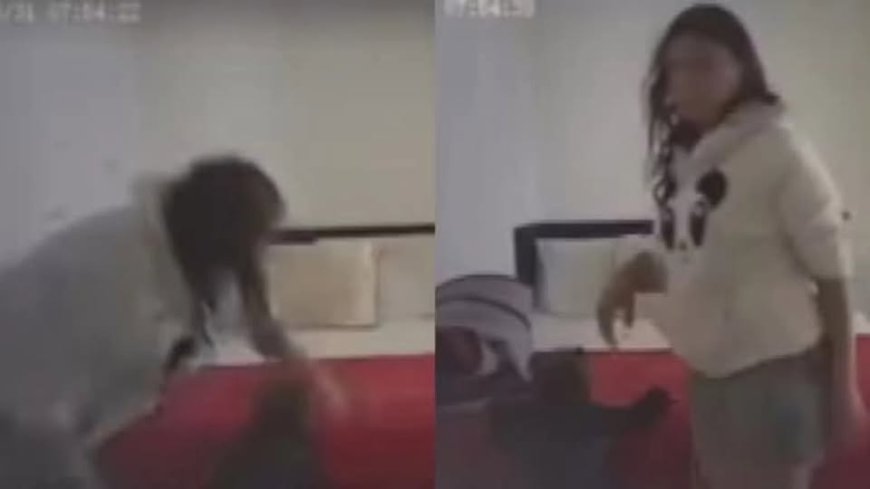 Mãe é presa após câmeras flagrarem agressões contra filha de 2 anos; pai instalou equipamento escondido