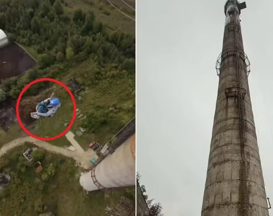 Tragédia: mulher morre ao cair de torre de 90 metros enquanto tirava selfie após salto de bungee jumping