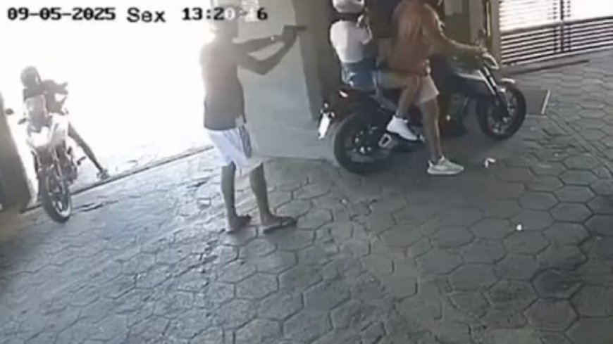 VÍDEO: Assalto do amor! casal vai ao motel e sai sem moto, sem celular e sem clima