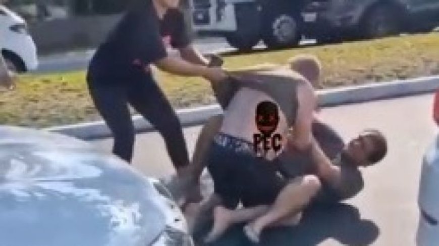VÍDEO: Trânsito vira palco de pancadaria e gritaria generalizada; VEJA VÍDEO